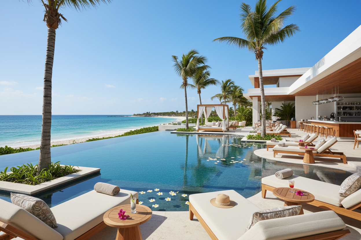 High-end Mexican resort