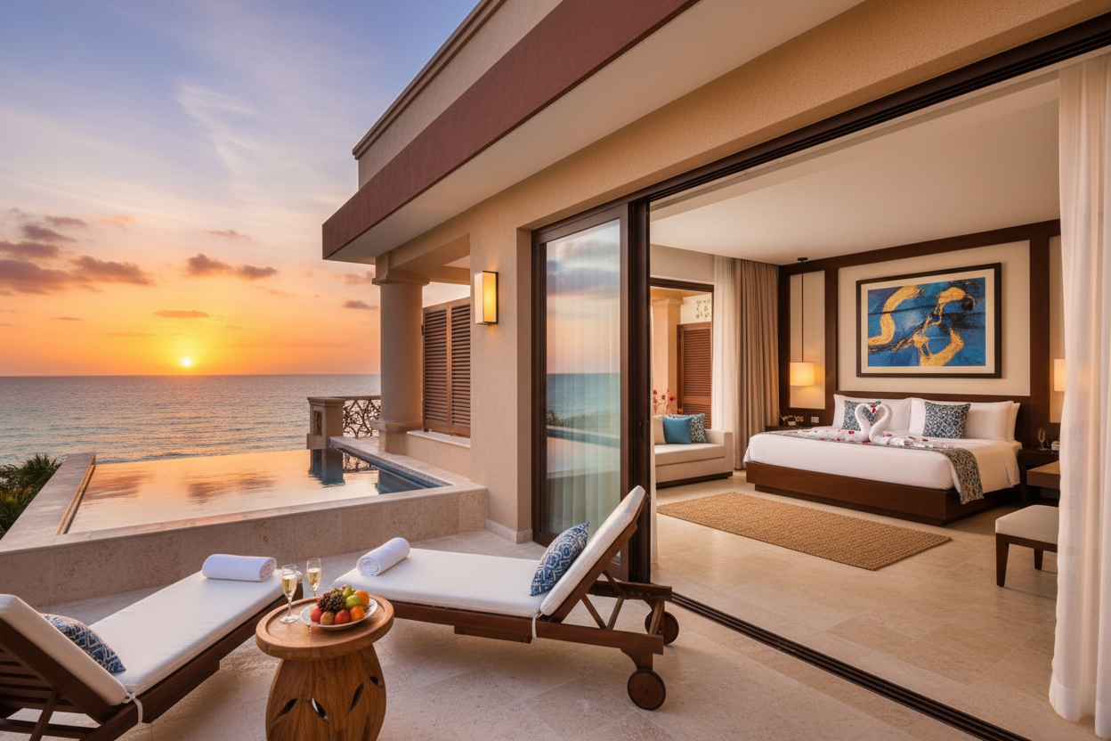 Honeymoon Ocean View Suite with Pool